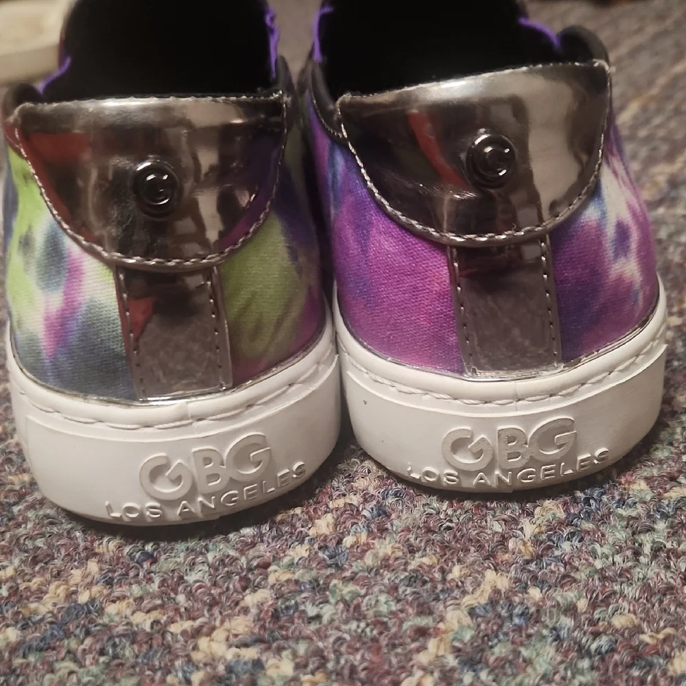 Summer 60% Off Sale CBG Los Angeles Guess Tie-Dye Slip-On Sneakers